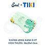Gối cao su non trẻ em thiết kế công thái học cho bé từ 1-6 tuổi - Hàng cao cấp với ruột gối đục lỗ thoáng khí