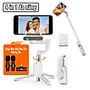 Cây quay video chống rung, chụp hình selfie 4 trong 1, tay cầm 1 trục ổn định Isteady Q có gimbal tracking AI 360, hàng chính hãng