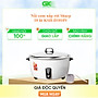 Nồi Cơm Điện Nắp Rời Sharp KSH-D1010V (Trắng) - Hàng chính hãng