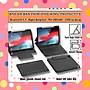 Case bao da bàn phím bluetooth bảo vệ 360 độ hiệu WIWU Protective Keyboard cho iPad  A16 Gen 11 / Pro 11 13 inch M4 Pro 11 2020/21/22 Air 4/5/6/7 /Gen 10 10.9 inch - Bàn phím từ tính nam châm tháo rời, tích hợp giá đỡ - Hàng nhập khẩu