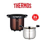 Nồi ủ Thermos KBG-4500-CBW 4.5L màu nâu Hàng chính hãng