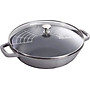 Chảo gang Wok Staub Wok CHE 30cm hàng chính hãng