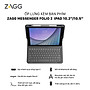 Ốp lưng kèm bàn phím ZAGG Messenger Folio 2 iPad 10.2/10.5" - 103007169 - Hàng chính hãng