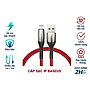 Cáp Sạc Nhanh Baseus Horizontal Data Cable - Dùng Cho iPhone iPad - Trang Bị Đèn Led - Công Nghệ Chống Đứt Gãy SR - Hàng Chính Hãng