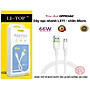 Dây sạc LI-TOP LX11 chân Micro (hộp giấy) công suất 66W, Kim Ánh cho dùng thử 30 ngày, bảo Hàng chính hãng 12 tháng