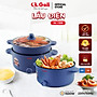 Nồi lẩu điện đa năng Gali 5 lít, nồi lẩu 1500w, chiên, xào, hấp, thân 2 lớp, hàng nhập khẩu chính hãng bảo hành 24 tháng