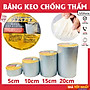 Băng Keo Chống Thấm Nhật Bản Băng Dính Chống Thấm Nước Chống Dột Mái Tôn, Dán Tường Siêu Dính Khổ 5,10,15,20 Cm