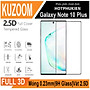 Miếng dán kính cường lực cho Samsung Galaxy Note 10 Plus full màn hình 3D hiệu Kuzoom Protective Glass (mỏng 0.3mm, vát cạnh 2.5D, độ cứng 9H, viền cứng mỏng) - Hàng nhập khẩu
