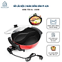 Nồi Lẩu Điện Đa Năng 2 Ngăn Chống Dính Chức Năng Tiện Dụng 5L 1360W - Hàng Chính Hãng MINIIN