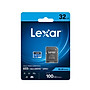 Thẻ nhớ MicroSD Lexar 32/64/128 GB Class 10, U1, V10, A1 633X Tốc Độ 100mb/s - Hàng Chính Hãng