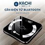 Cân điện tử bluetooth phân tích chỉ số cơ thể Kachi MK223 - Màu đen - Hàng chính hãng