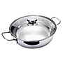 Nồi Lẩu Inox Vung Kính Dùng Mọi Bếp Size 30cm - Hàng Chính Hãng
