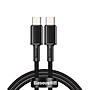Cáp sạc nhanh siêu bền C to C Baseus High Density Braided PD 100W (5A/20V, E-marker Chip, Type C to Type C Fast Charging) - Hàng Chính Hãng