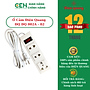 Ổ cắm Điện Quang ĐQ 002A-02 3 lỗ, dài 2 mét và 5 mét, tự ngắt điện khi quá tải, an toàn 99.9% cho người dùng