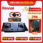 Bếp Gas Âm Rinnai RVB-212BG Tặng 1 bộ van và dây gas- Hãng chính hãng