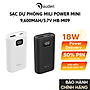 Sạc dự phòng MiLi Power Mini 9,600mAh/3.7V - HB-M09 - Hàng chính hãng