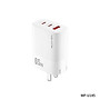 Củ Sạc Nhanh Đa Năng 65W WEKOME - WP U145, 2 Cổng C - 1 USB - Hàng Chính Hãng