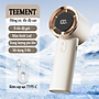 Quạt Tích Điện Mini Cầm Tay Teement , Màn Hình Led, 100 Tốc Độ Gió ,cầm Tay Thông Minh, Màn Hình Hiển Thị Kỹ Thuật Số, Pin 2000mah Siêu Mát - Hàng Chính Hãng