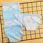 Set 5 tã vải sơ sinh cotton TOMTOM BABY | Size 1,2,3 cho bé sơ sinh - 9kg | Miếng dán bo viền, chất vải mềm mịn