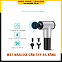 Máy mát xa massage mini đa năng cầm tay Fascial Gun Phoenix thế hệ mới - 6 Cấp Độ, Hỗ Trợ Mát Xa Chuyên Sâu, Giảm Đau Cơ, Cứng Khớp - Tặng kèm 04 đầu mát xa