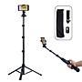 Gậy chụp ảnh điện thoại VCT 91666 phụ kiện gậy selfie tích hợp tripod kèm remote từ xa - Hàng chính hãng