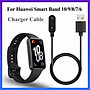Dây Cáp Sạc Từ Tính Cho Huawei Band 6 7 8 9 10 / Honor Band 6 7 9 / Huawei Watch Fit 1 2 3 MÀU ĐEN - Hàng Nhập Khẩu