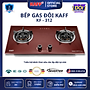 Bếp ga đôi đỏ sang trọng KAFF KF-312 - Hàng chính hãng