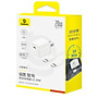 Bộ sạc nhanh nhỏ gọn Baseus Palm 1C 20W Kèm cáp C to C 60w dài 1M - Hàng chính hãng
