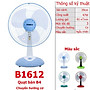 Quạt bàn B4 Senko B1612 - Giao màu ngẫu nhiên - Hàng Chính Hãng