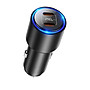 Tẩu sạc nhanh 40W dành cho oto cao cấp OLAPLE đầu ra 2 cổng typeC - Hàng nhập khẩu