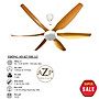 Siêu Sales QUẠT TRẦN AZP- 6 CÁNH NHỰA, CÔNG XUẤT 65W, CÓ REMOTE- Hàng Nhập Khẩu