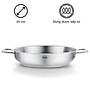 Chảo inox Fissler 086-384-24-100/0 Pure, 24cm Made in Germany Hàng chính hãng