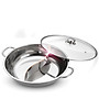 Nồi Lẩu 2 Ngăn Inox 30 cm, Nồi Lẩu Điện Đa Năng Dùng Làm 2 Món Lẩu Cùng Lúc ,Thiết Kế Dạng Âm Dương Mới Lạ , Hấp Thụ Nhiệt Và Làm Nóng Nhanh , Tiết Kiệm Thời Gian –Hàng Chính Hãng