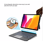 Bao bàn phím Wiwu Combo Touch Cho Ipad Thiết Kế Tinh Tế Và Hiện Đại, Có Thể Tách Rời Bàn Phím Và Ốp, Kết Nối Bluetooth - Hàng Chính Hãng