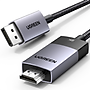 Cáp chuyển đổi DisplayPort sang HDMI 2.1 Ugreen 80395 (1m) , 80397 (2m) - Hàng chính hãng