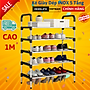 Kệ Để Giày Dép Inox 5 Tầng Chính Hãng Amalife, Giá Để Giày Inox 5 Tầng - Chọn Màu