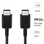Dây sạc siêu nhanh Type C to Type C hỗ trợ sạc siêu nhanh cho các dòng điện thoại Samsung và các dòng máy dùng cổng sạc Type C