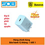 Adapter Cóc củ sạc type c sạc nhanh 20W chuẩn PD 3.0 Type-C hiệu Baseus Super Si trang bị chip sạc thông minh cho iPhone 12 / iPad Pro 2020 / Samsung / Oppo / Huawei / Vivo (phiên bản đầu cắm US-UK) - Hàng nhập khẩu