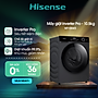 Máy giặt Hisense Inverter Pro 10.5kg WF105M3 giặt thông minh AI, điều khiển từ xa, bảo hành 3 năm - HÀNG CHÍNH HÃNG
