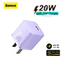 Cốc Sạc Nhanh Cho IPhone 20W Baseus GaN5 Fast Charger - Công Nghệ Power Delivery 3.0 QC 3.0 - Tích Hợp Chip Thông Minh - Công Nghệ Kiểm Soát Nhiệt Độ BCT - Hàng Chính Hãng