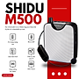 Shidu SD-M500 - Công Suất 10W, Kết Nối Micro Không Dây, Tần Số UHF Ổn Định, Âm Thanh Trong Trẻo, Pin 2200mAh 8 đến 10h,  Kết Nối Đa Dạng USB TF AUX, Hỗ Trợ Micro Có Dây Tăng Cường Chất Lượng Âm Thanh, Nhỏ Gọn, Bền Bỉ, Dễ Dàng Mang Theo - Hàng Chính Hãng
