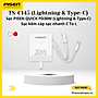 Bộ sạc Pisen Quick PD30W, sạc nhanh an toàn cho Iphone 8 - 14 Pro Max (TS-C145)- Hàng chính hãng