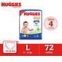 Tã/bỉm quần Huggies Skin Care Super Jumbo L68+4