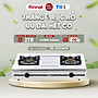 Bếp gas dương Rinnai RV-375(SW)N mặt bếp inox và kiềng bếp men - Hàng chính hãng.