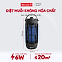 Đèn bắt muỗi Điện Quang ĐQ EML08 BL - Diệt muỗi và côn trùng tự động theo 360 độ, công suất 6W, phạm vi hoạt động dưới 20m2