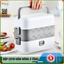 Hộp cơm hâm nóng cắm điện HT SYS - BUCOOK DFH C02 - 2 Lít 2 Tầng 4 Ngăn Có Thể Nấu Và Hâm Nóng Thức Ăn, Ruột Bằng Inox 304