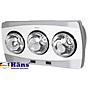 Đèn sưởi 3 bóng treo tường Hans H3B Hàng chính hãng