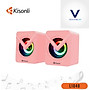Loa 2.0 Kisonli L-1040 Pink LED - Hàng chính hãng