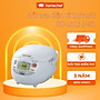Nồi cơm điện tử Zojirushi 1L NS-ZAQ10-WZ, công suất 610W, sản xuất tại Nhật Bản, bảo hành 3 năm|HÀNG CHÍNH HÃNG