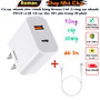 Củ sạc nhanh 20w chính hãng Remax U68 2 cổng sạc nhanh PD3.0 và QC3.0 sạc đầy 50% pin trong 30 phút - Hàng Chính Hãng Remax